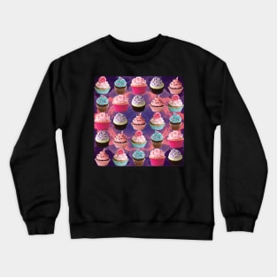 CUPCAKE PARADISE FOR MUNCHING GOOD TIMES Crewneck Sweatshirt